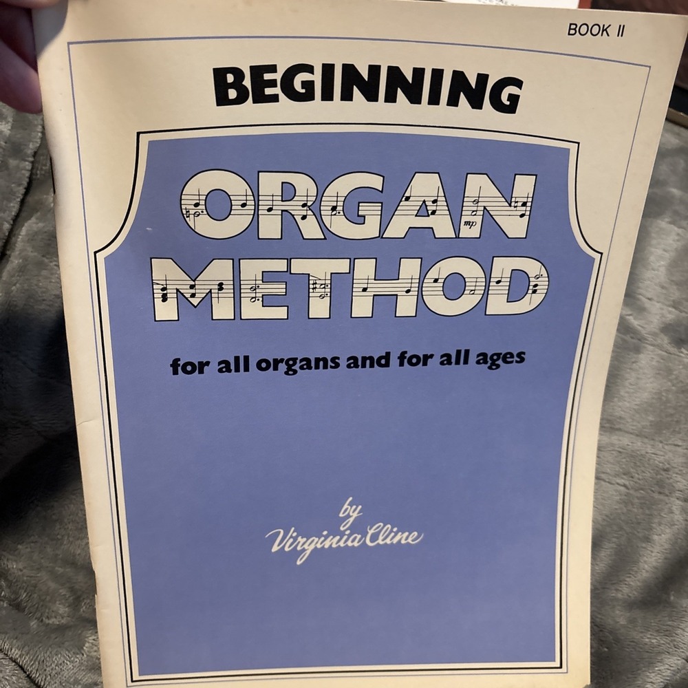 1983 Organ Method For All Organs And For All Ages Sheet Music Book 2